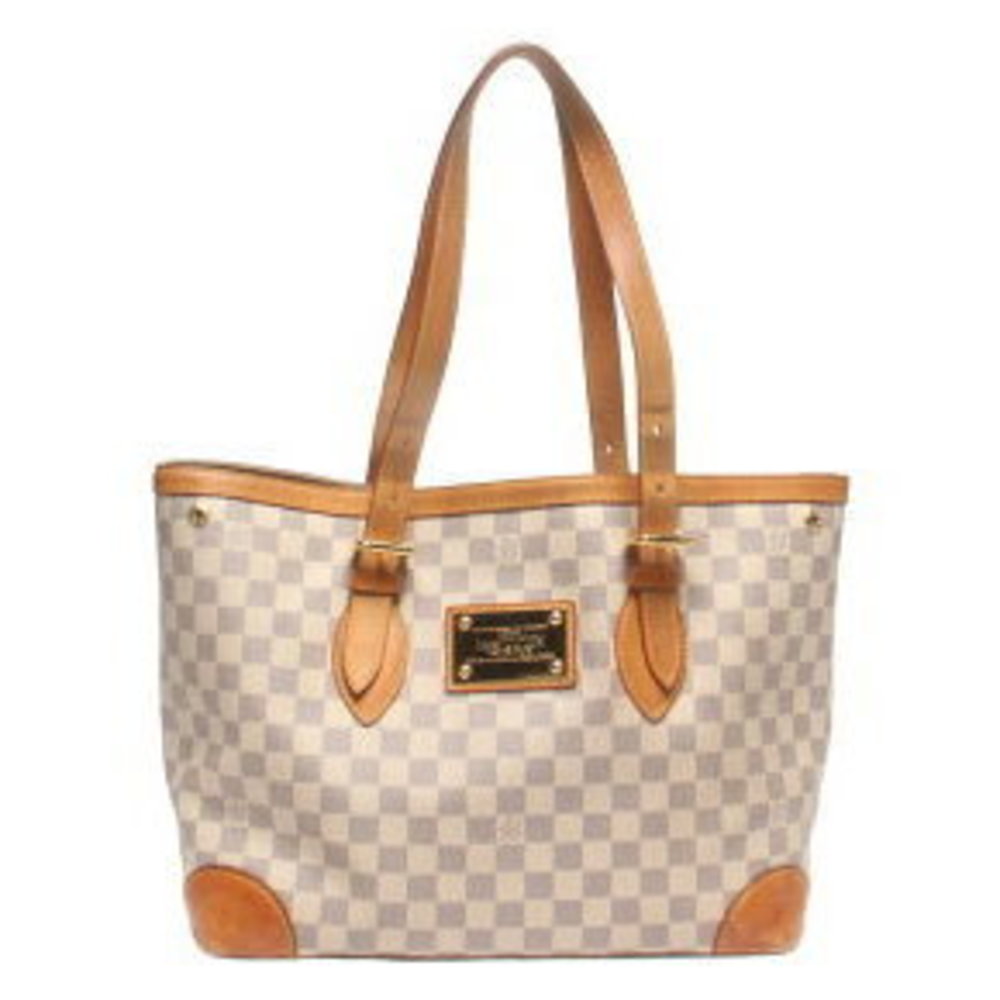 Louis Vuitton Hampstead MM Damier Azur Tote Bag